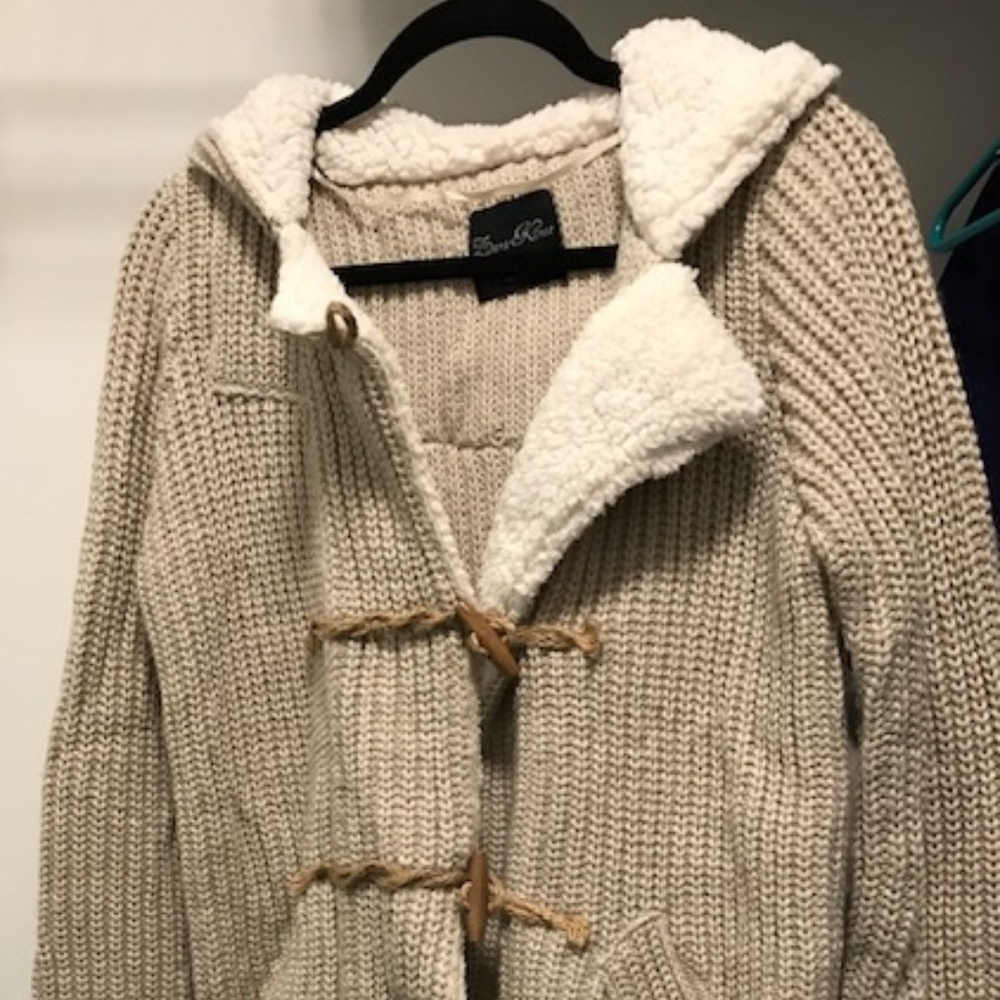 Zara Knit Sweater with Hood